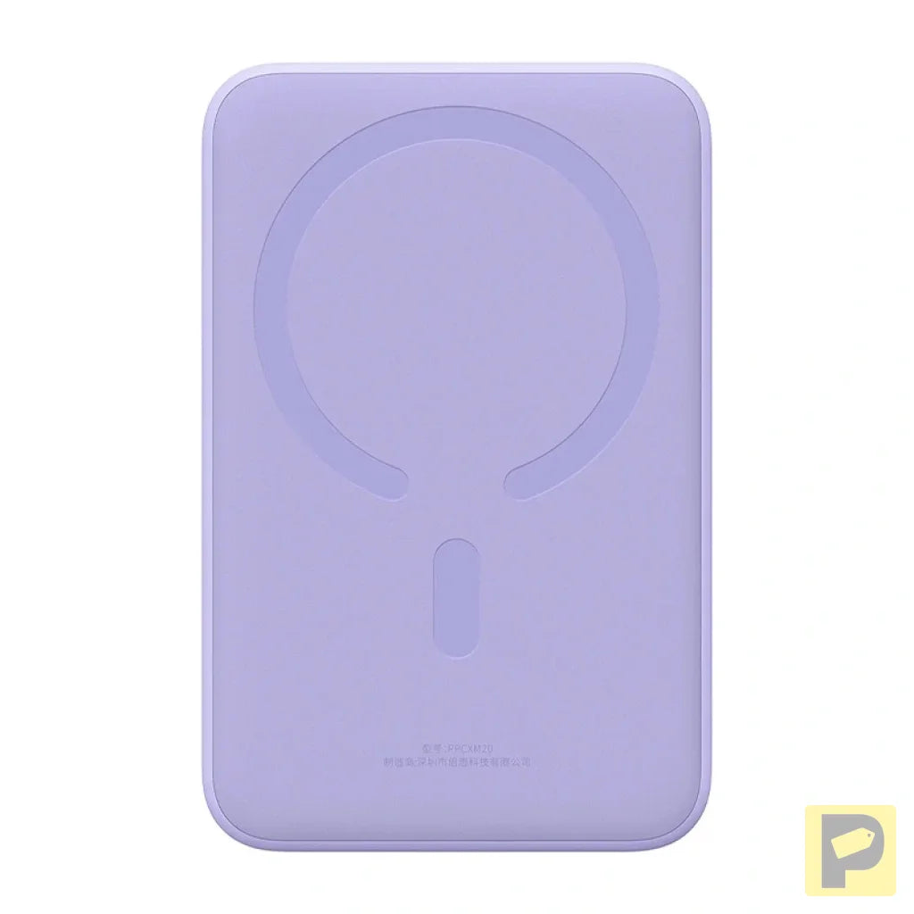 Powerbank Baseus Magnetic Mini 20000mAh, USB-C 20W MagSafe (purple)