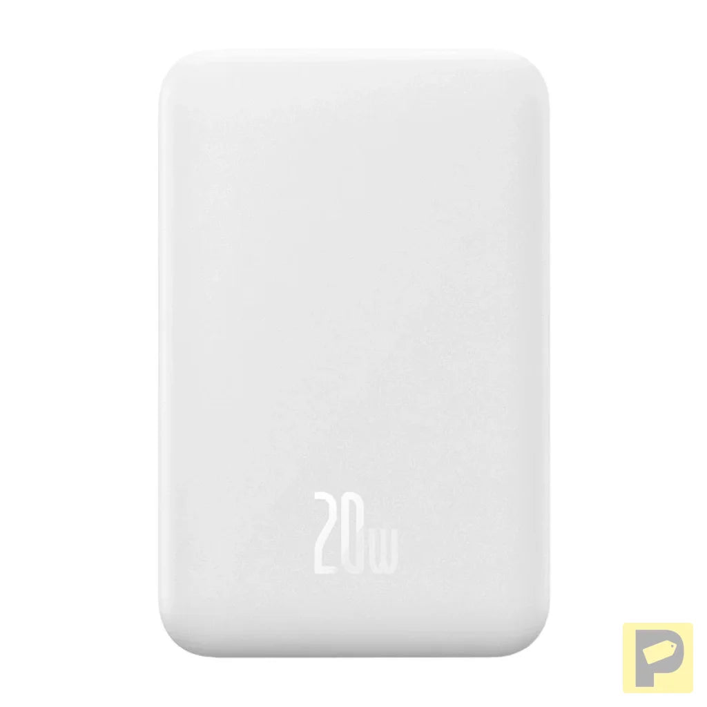 Powerbank Baseus Magnetic Mini 20000mAh, USB-C 20W MagSafe (white)