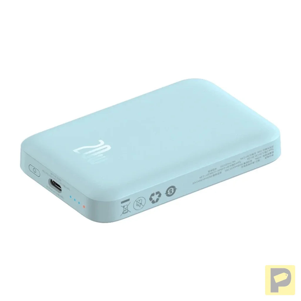 Powerbank Baseus Magnetic Mini 6000mAh, USB-C 20W MagSafe (blue)