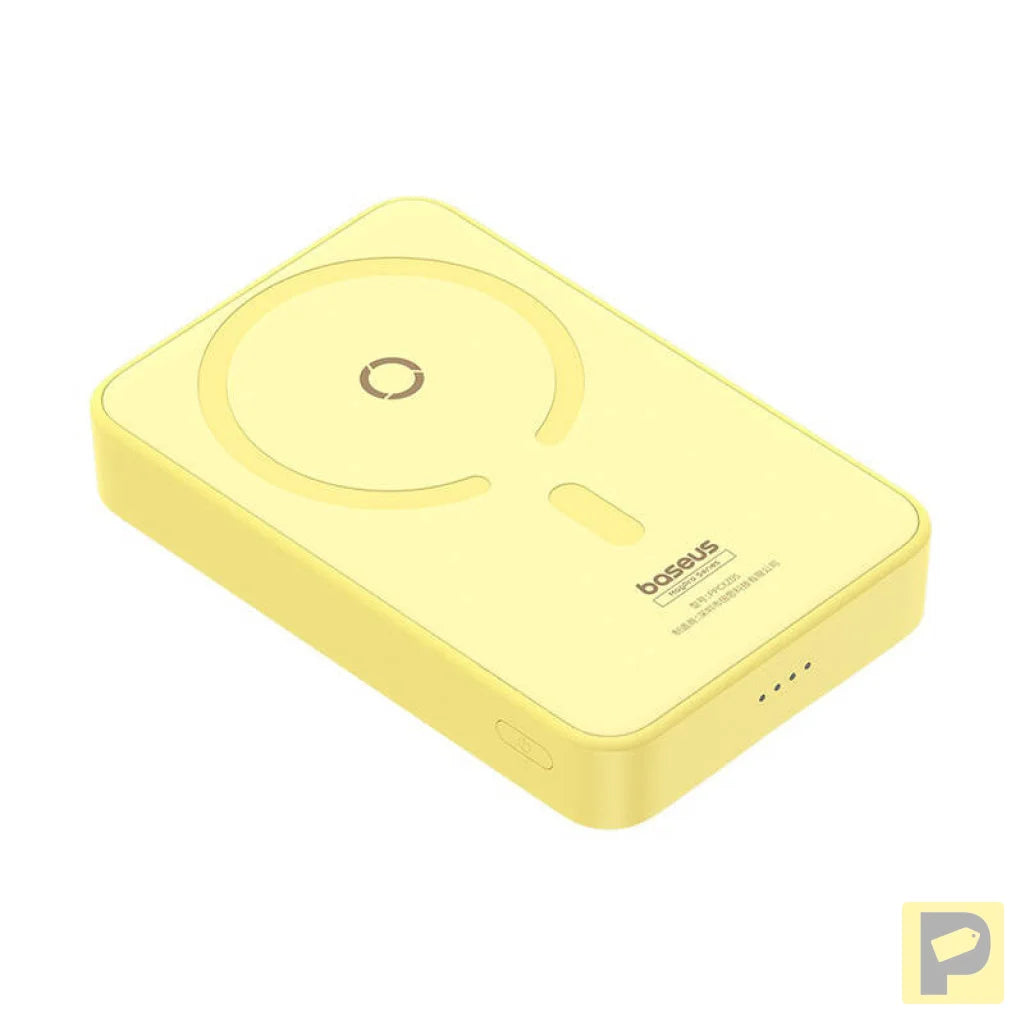 Powerbank Baseus MagPro Magnetic 5000mAh 20W, MagSafe (yellow)