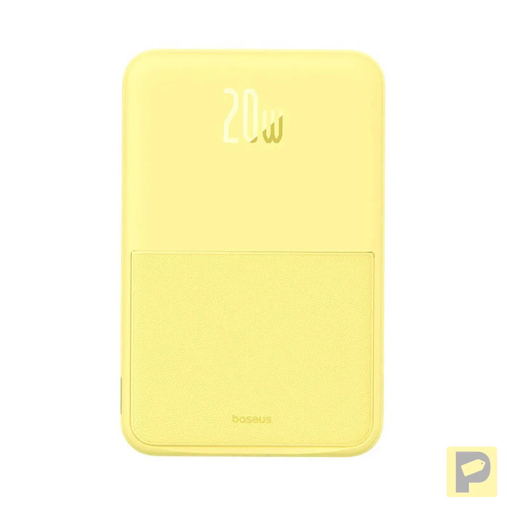 Powerbank Baseus MagPro Magnetic 5000mAh 20W, MagSafe (yellow)