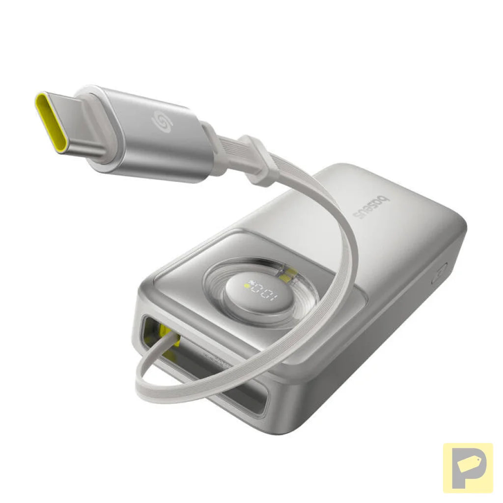 Powerbank Baseus OS Free2Pull 20000mAh 65W + cable (szary)