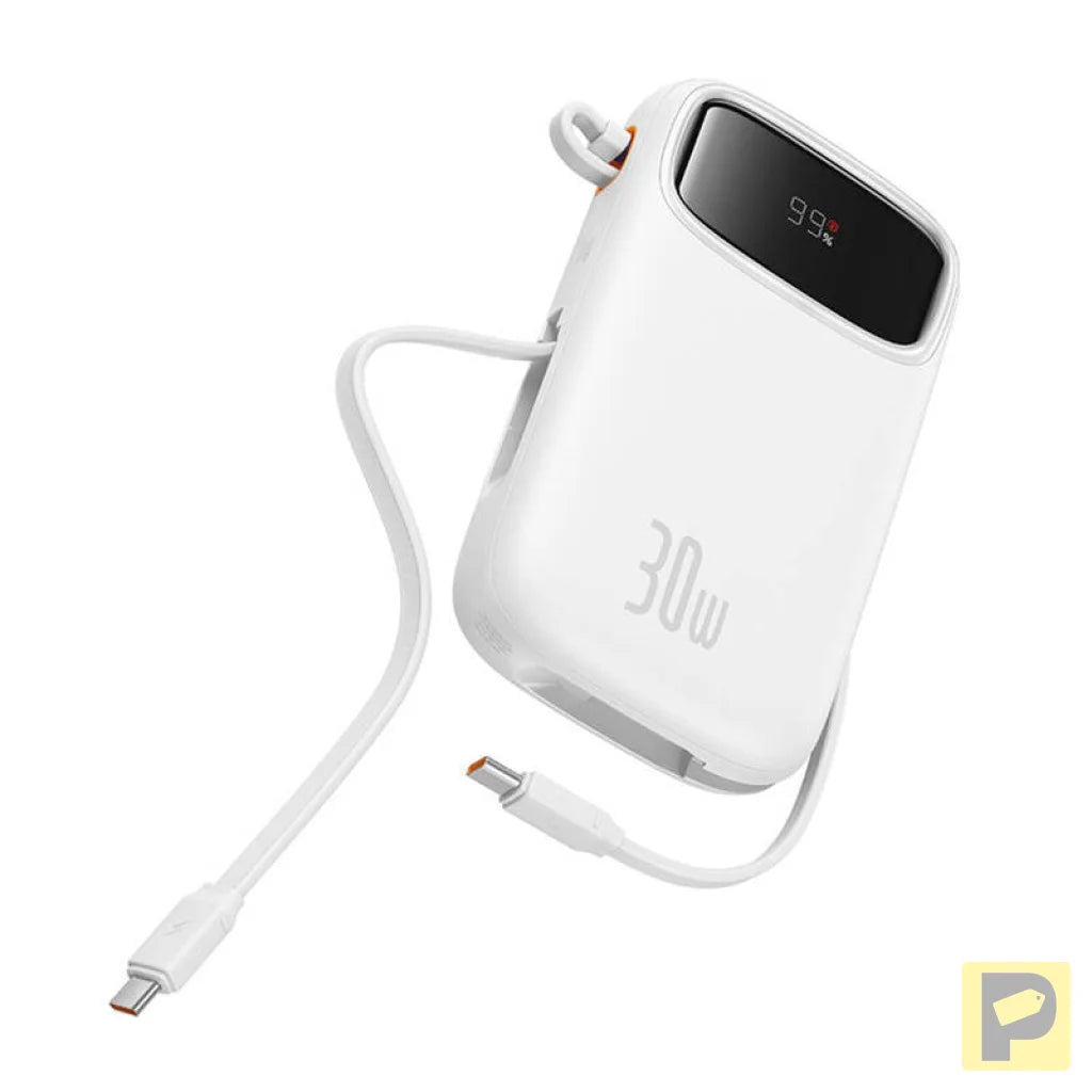 Powerbank Baseus QPow 2 20000mAh 30W 2xUSB-C (white)