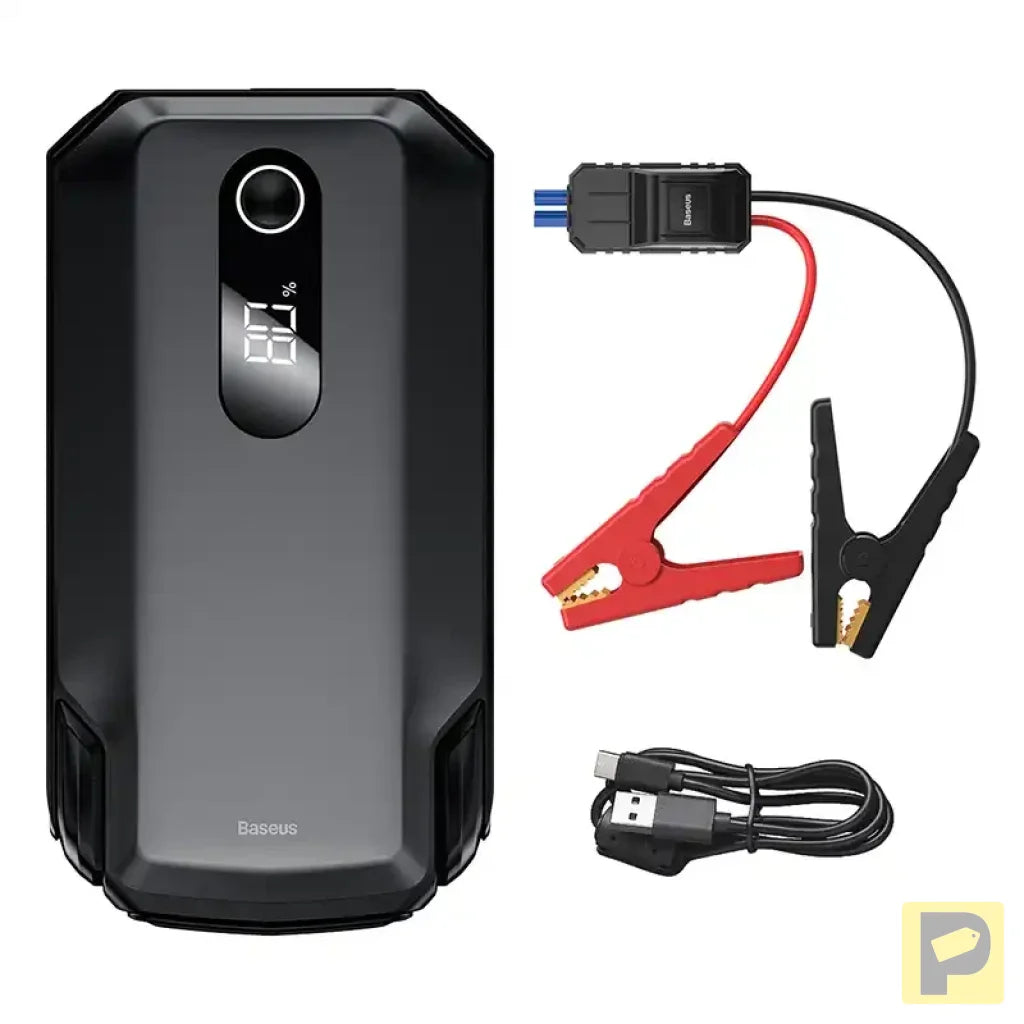 Powerbank / Baseus Super Energy Max Car Jump Starter, 20000mAh, 2000A, USB (Black)