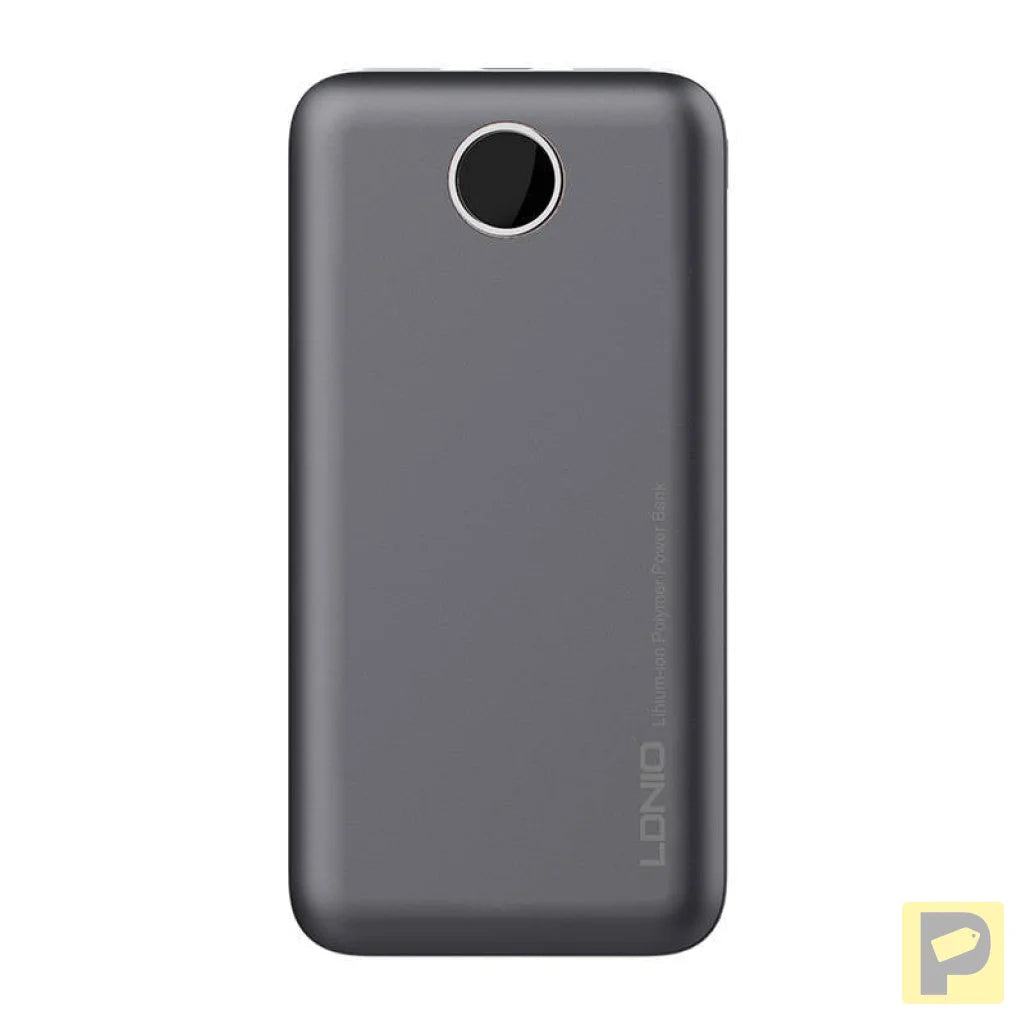 Powerbank LDNIO PQ10, 2xUSB, 22.5W, 10000mah (Grey)