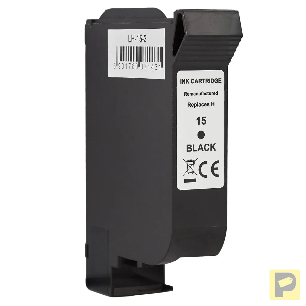 Printhead for HP | C6615DE | rem. | black | 40 ml | bulk