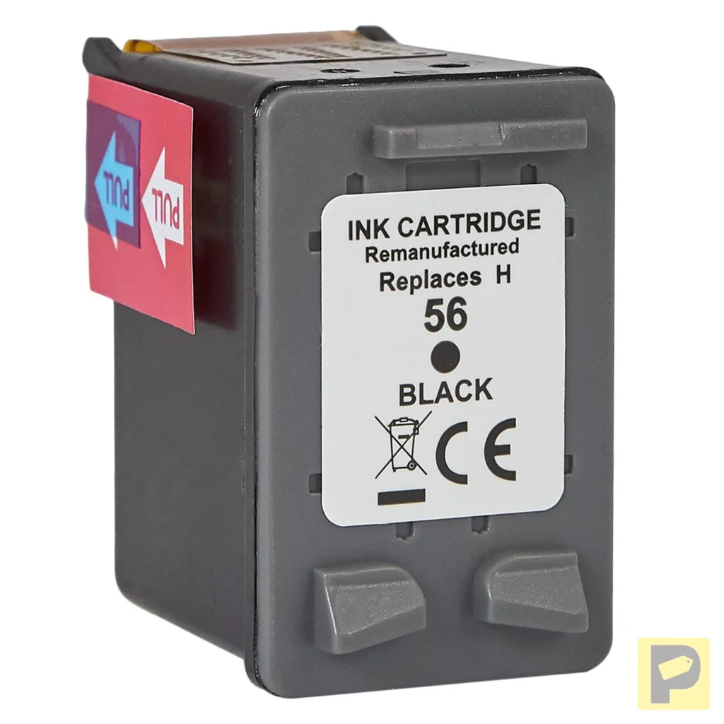 Printhead for HP | C6656AE | rem. | black | 20 ml | bulk