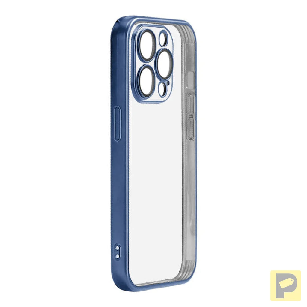 Protective phone case Joyroom JR-15Q2 for iPhone 15 Pro (matte blue)