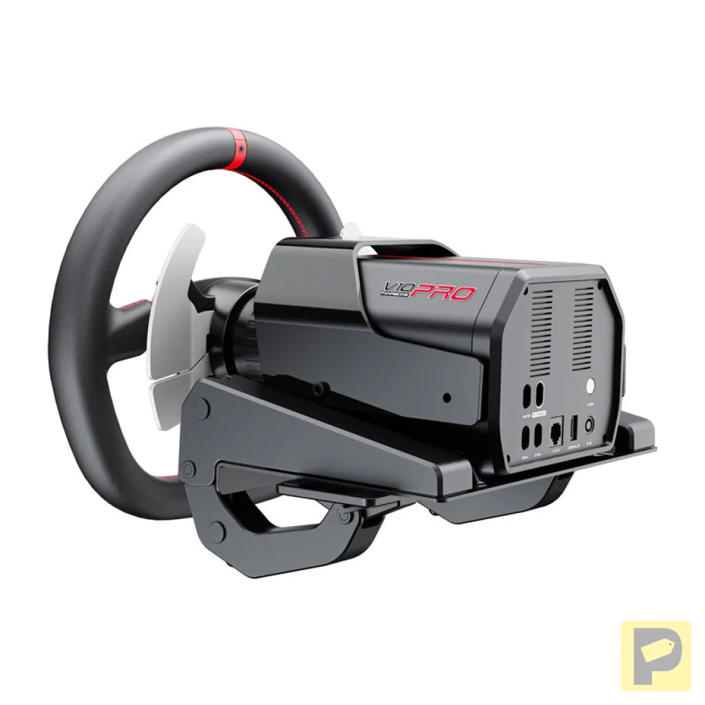 PXN-V10 Pro gaming set - steering wheel + pedals + mounting clamps (PC / PS4 / Xbox One / Xbox Series X|S)