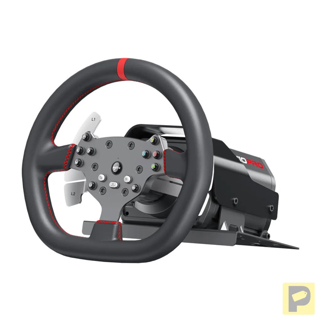 PXN-V10 Ultra gaming set - steering wheel + pedal + clamps + mounting accessories (PS4 / Xbox one / PC / Xbox Series X&S)