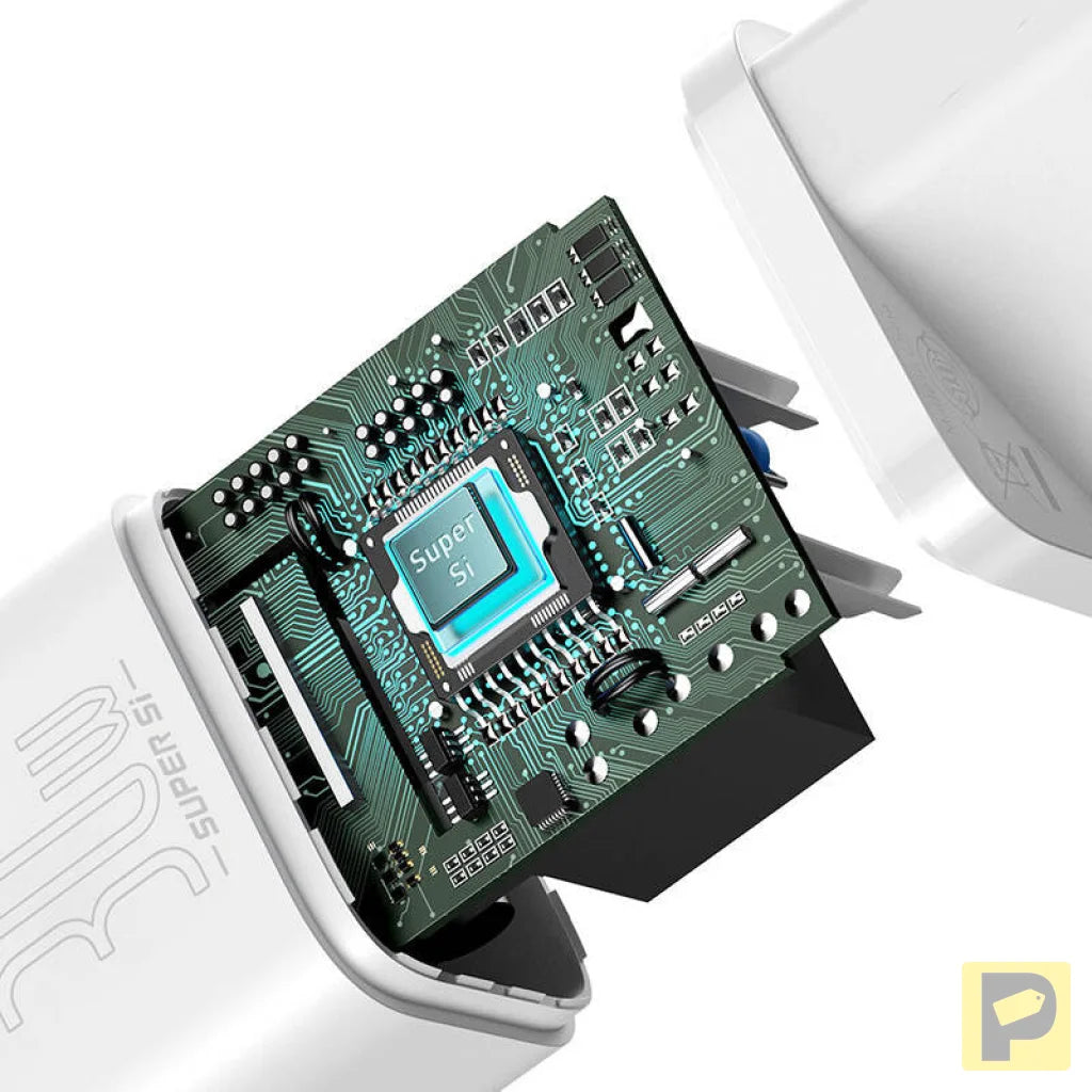 Quick Charger Baseus Super Si 1C 30W (white)