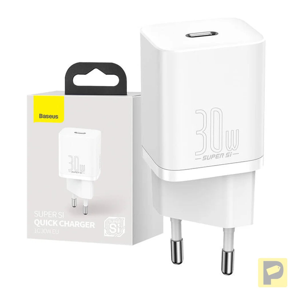 Quick Charger Baseus Super Si 1C 30W (white)