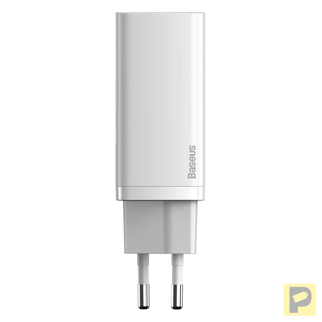 Quick Travel Charger Baseus GaN2 Lite USB+C 65W EU (white)