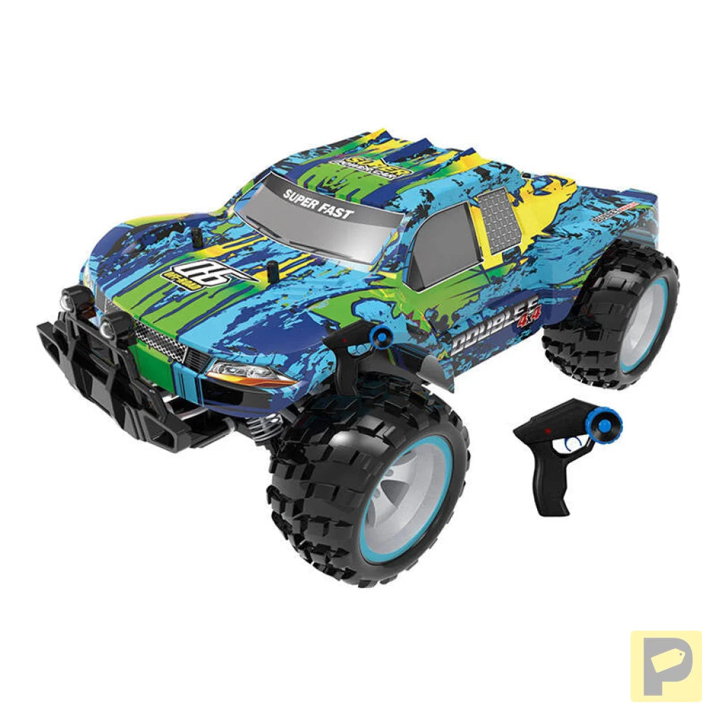 RC remote control car 1:18 Double Eagle (green )Buggy (high speed) E330-003