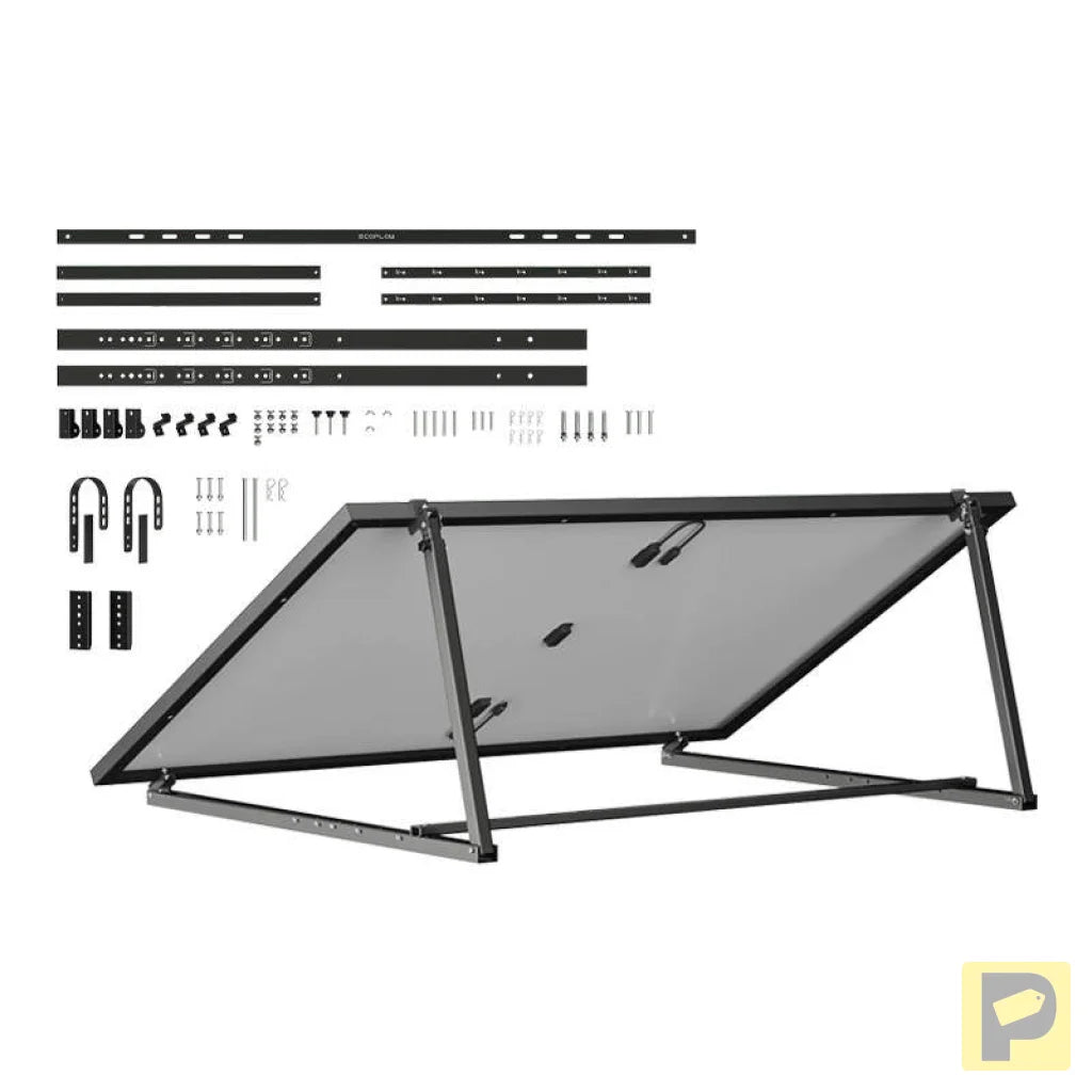 Regulowany uchwyt Ecoflow na panel PV 400W wolnostojący lub do montażu ściennego