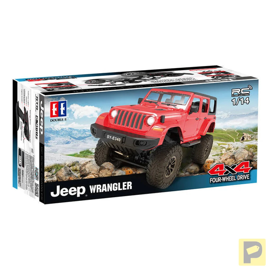 Remote-controlled car 1:14 Double Eagle (red) Jeep Crawler Pro E340-003
