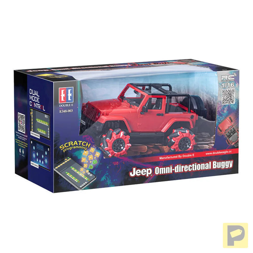 Remote-controlled car 1:16 Double Eagle (red) Jeep (drift) E348-003