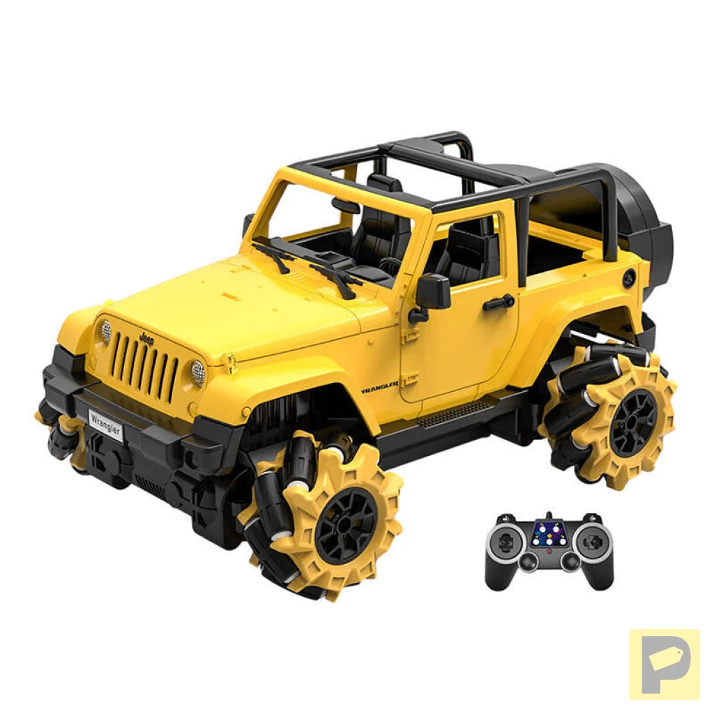 Remote-controlled car 1:16 Double Eagle (yellow) Jeep (drift) E348-003