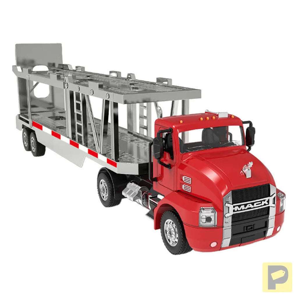 Remote-controlled truck 1:26 Double Eagle (red) (Car Transporter) E583-003