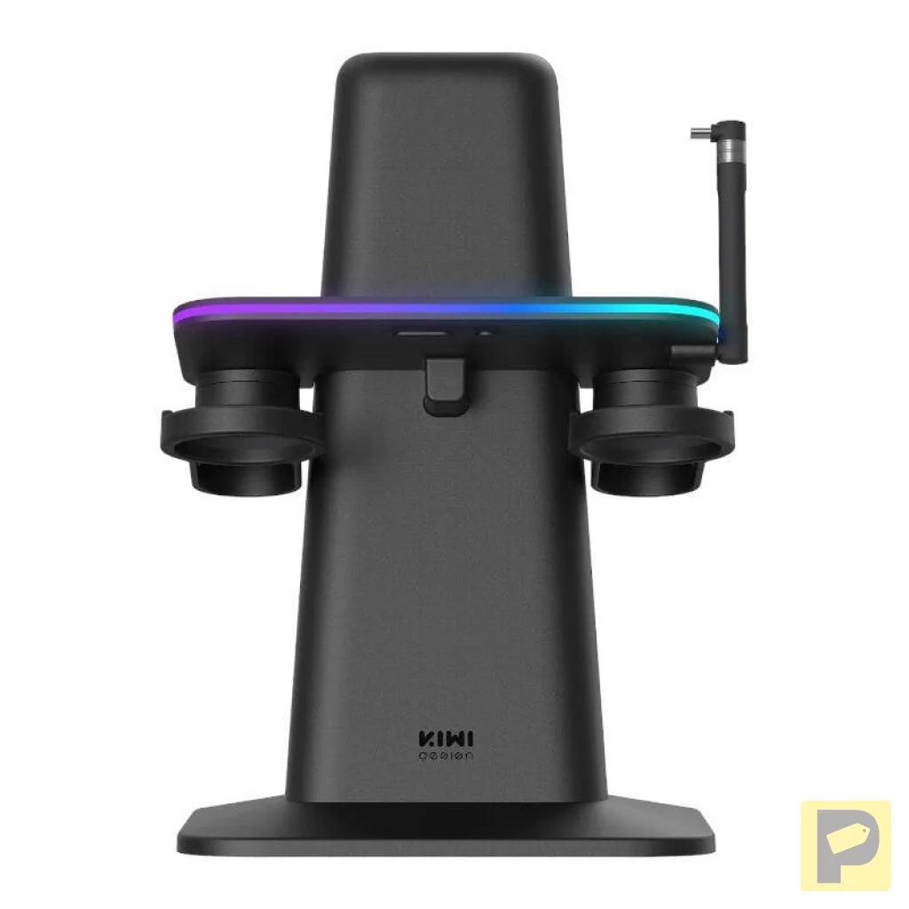 RGB Vertical Stand Meta Officially Co-Branded Kiwi Design QC03 for Meta Quest 3/Quest 2/Quest PRO Black