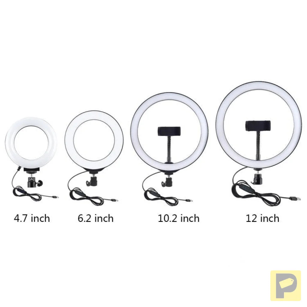 Ring LED lamp Puluz with adjustable base PU391