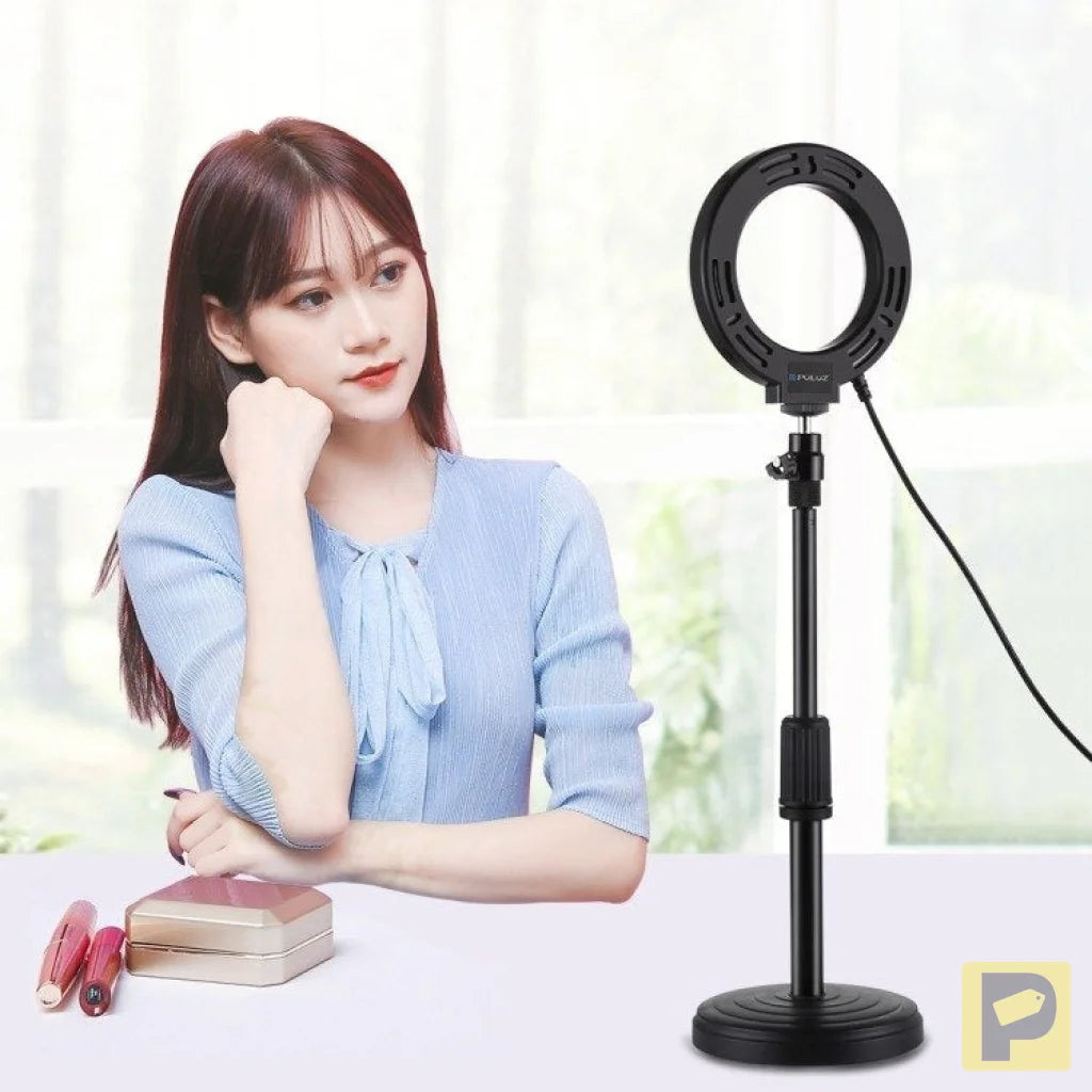 Ring LED lamp Puluz with adjustable base PU391