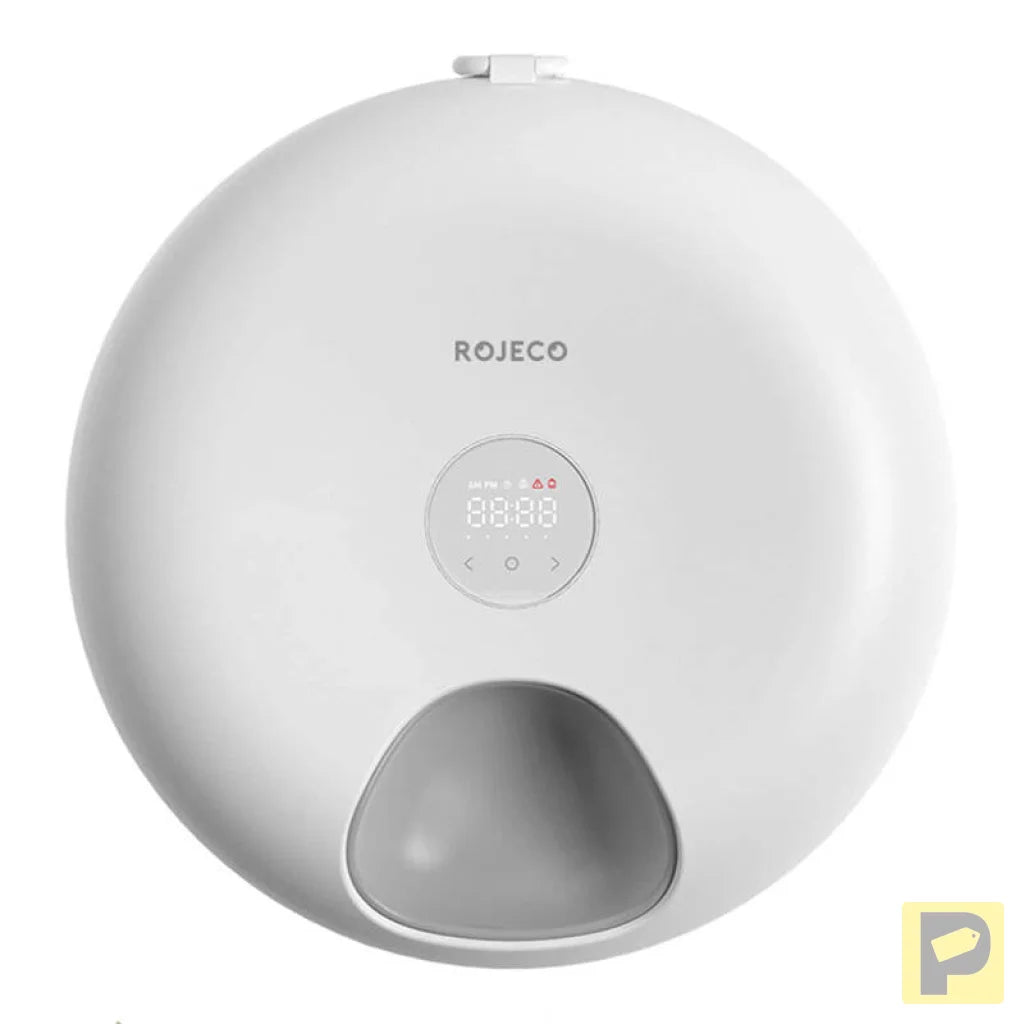 Rojeco 6 Meals Automatic Pet Feeder 3600mAh