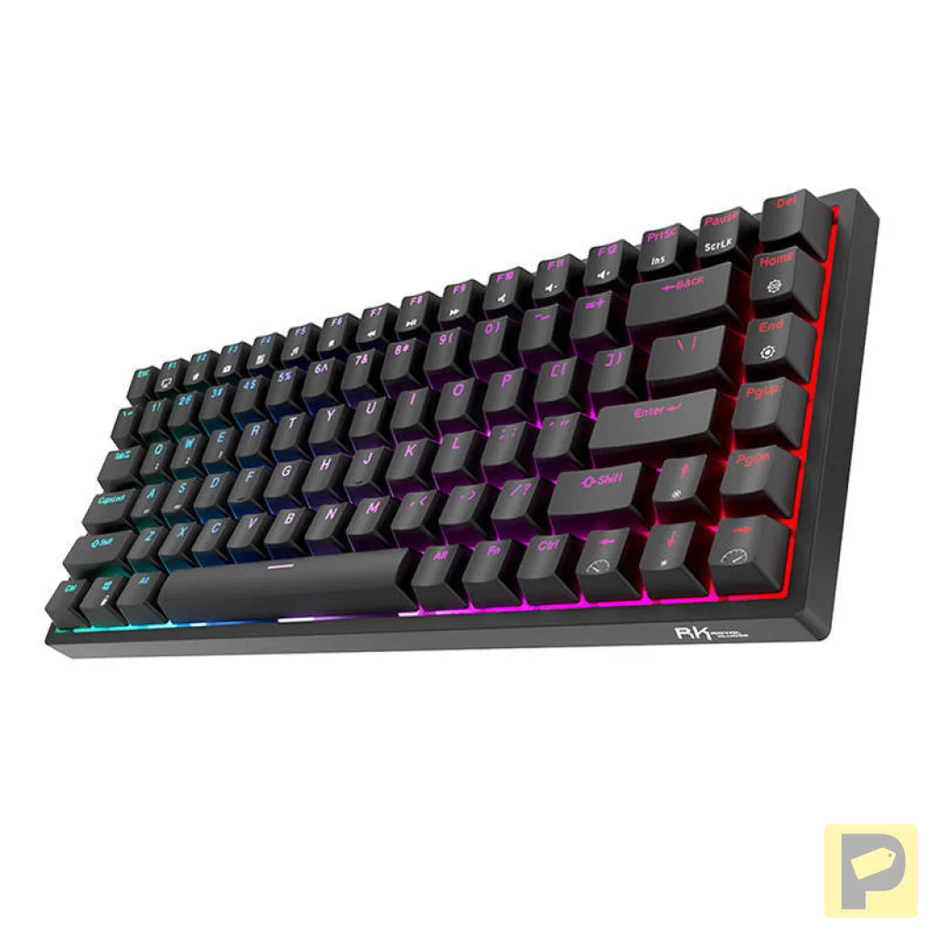 Royal Kludge RK84 RGB Mechanical Keyboard, Red switch (black) (QWERTY)