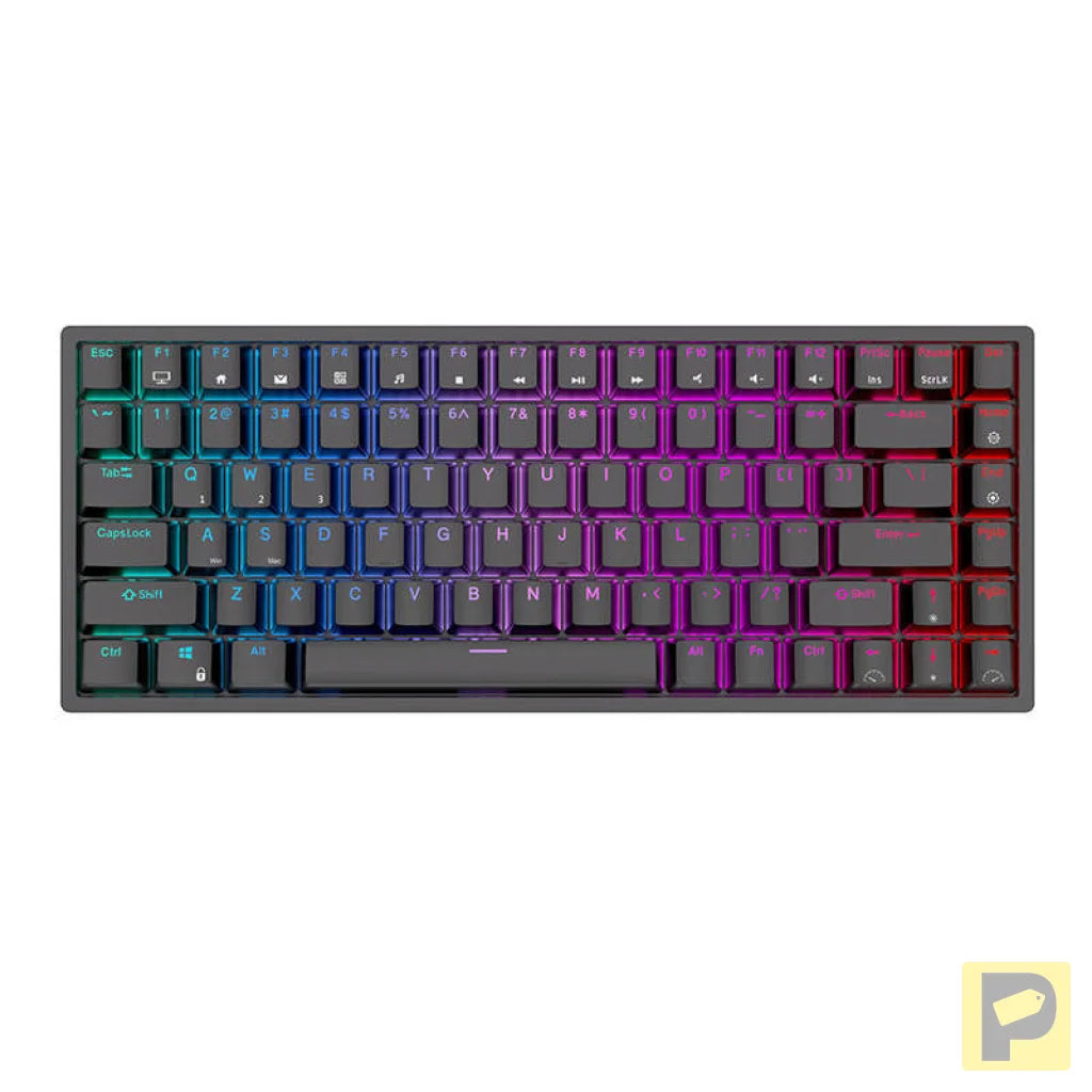Royal Kludge RK84 RGB Wireless Mechanical Keyboard, Brown switch (black) (QWERTY)