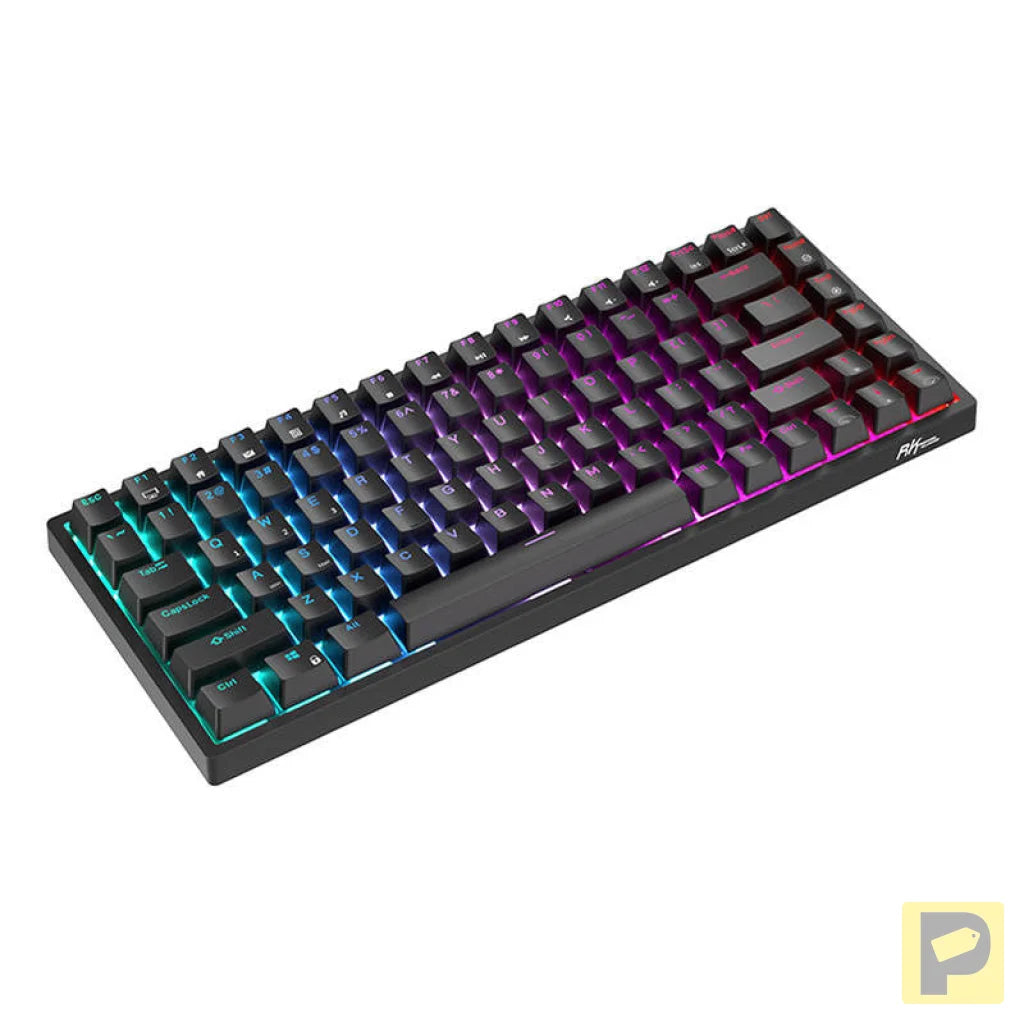 Royal Kludge RK84 RGB Wireless Mechanical Keyboard, Brown switch (black) (QWERTY)