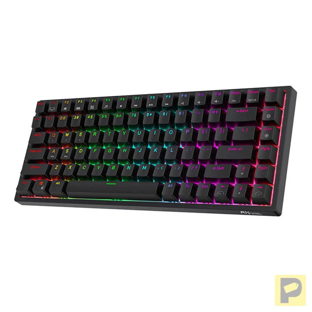 Royal Kludge RK84 RGB Wireless Mechanical Keyboard, Brown switch (black) (QWERTY)