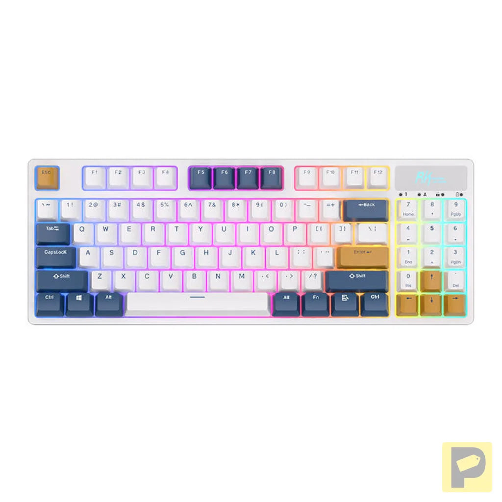 Royal Kludge RK89 RGB Wireless Mechanical Keyboard, Lemon switch (white) (QWERTY)