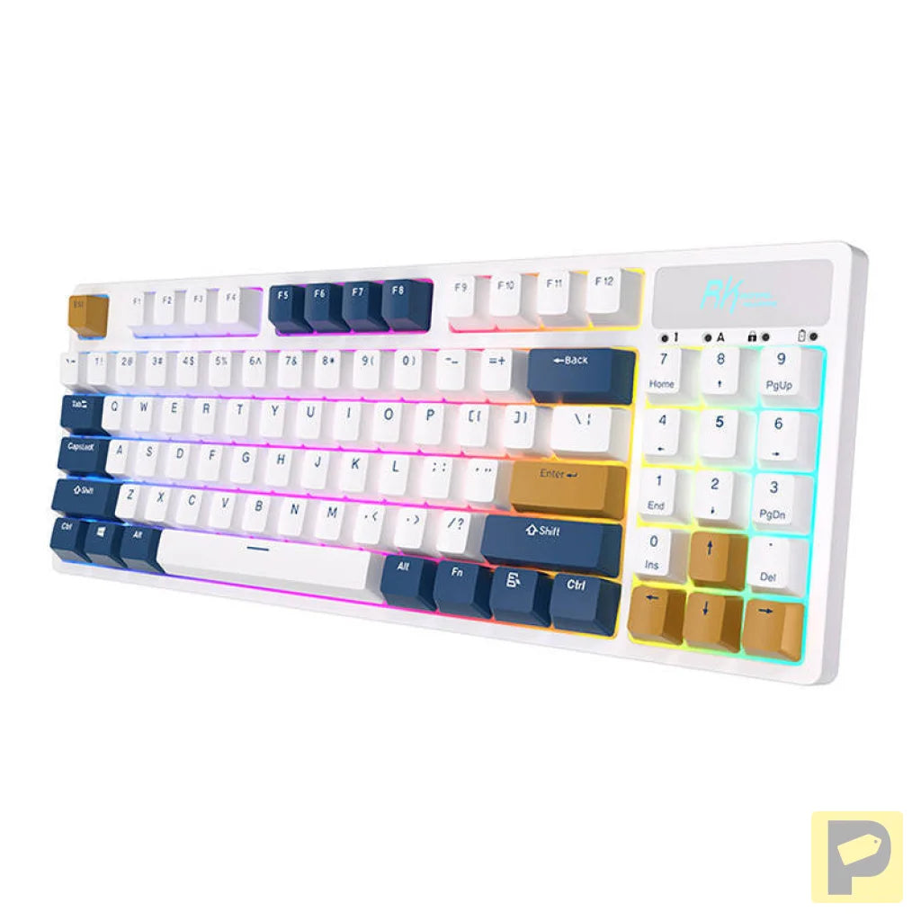 Royal Kludge RK89 RGB Wireless Mechanical Keyboard, Lemon switch (white) (QWERTY)