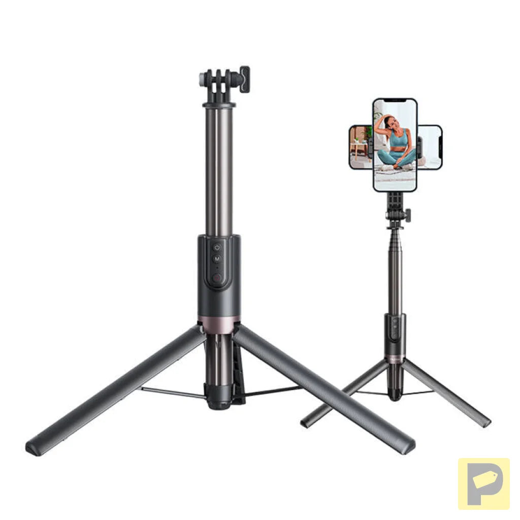 Selfie-stick TELESIN with tripod and remote control for GoPro / phones (130 cm)