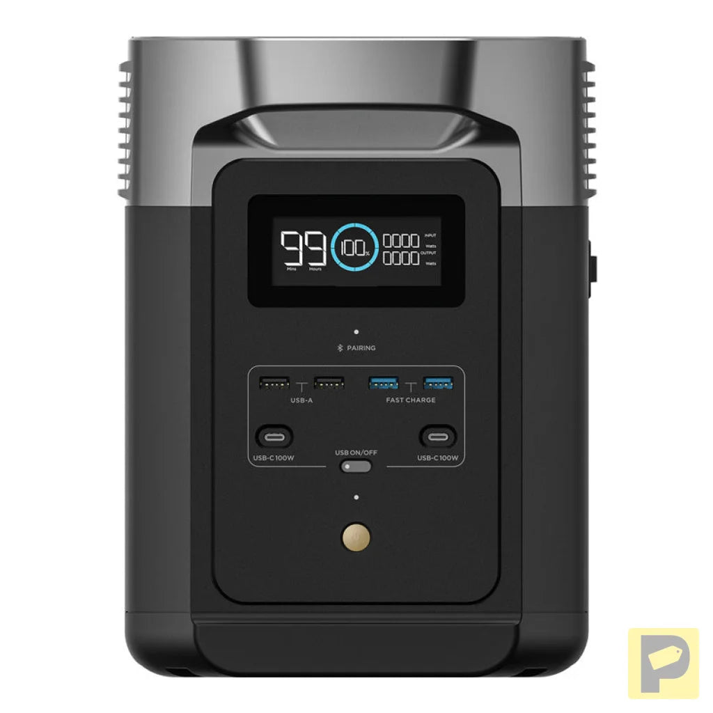 Set: EcoFlow Delta 2 power station + 220W photovoltaic panel.