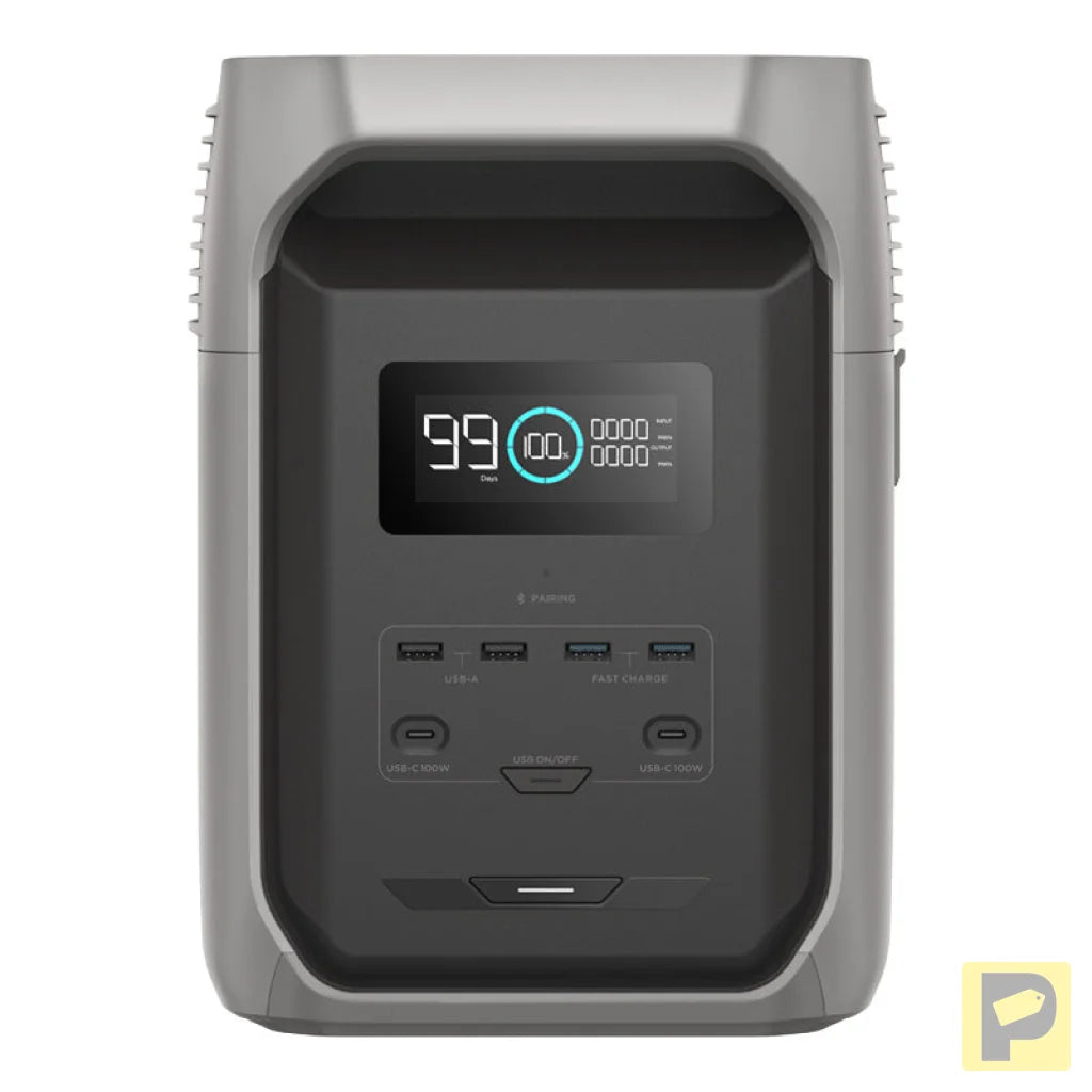 Set: EcoFlow Delta 3 1500 power station + 400W photovoltaic panel.