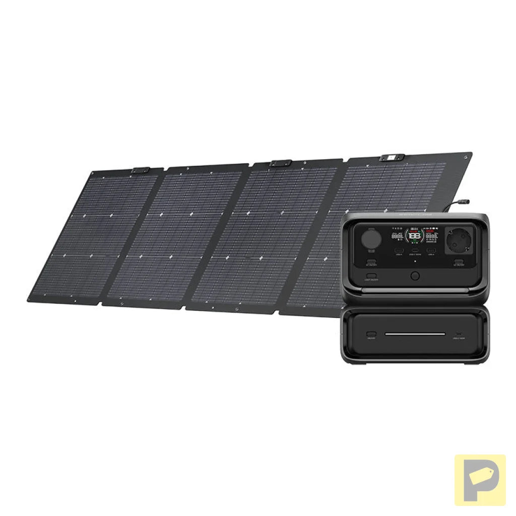 Set: EcoFlow River 3 Max power station + 220W photovoltaic panel.