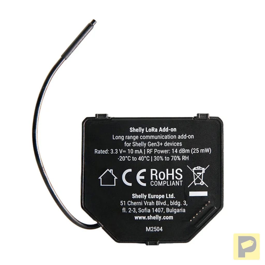 Set of 2 EU868 Relays for gen.3/4 Shelly LoRa Add-on