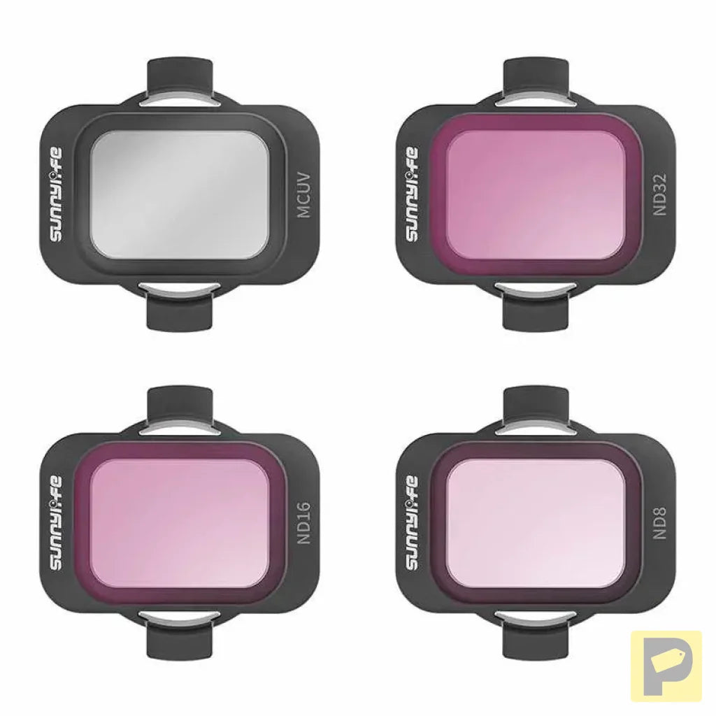 Set of 4 filters Sunnylife MCUV, ND8/16/32 for DJI Avata 2
