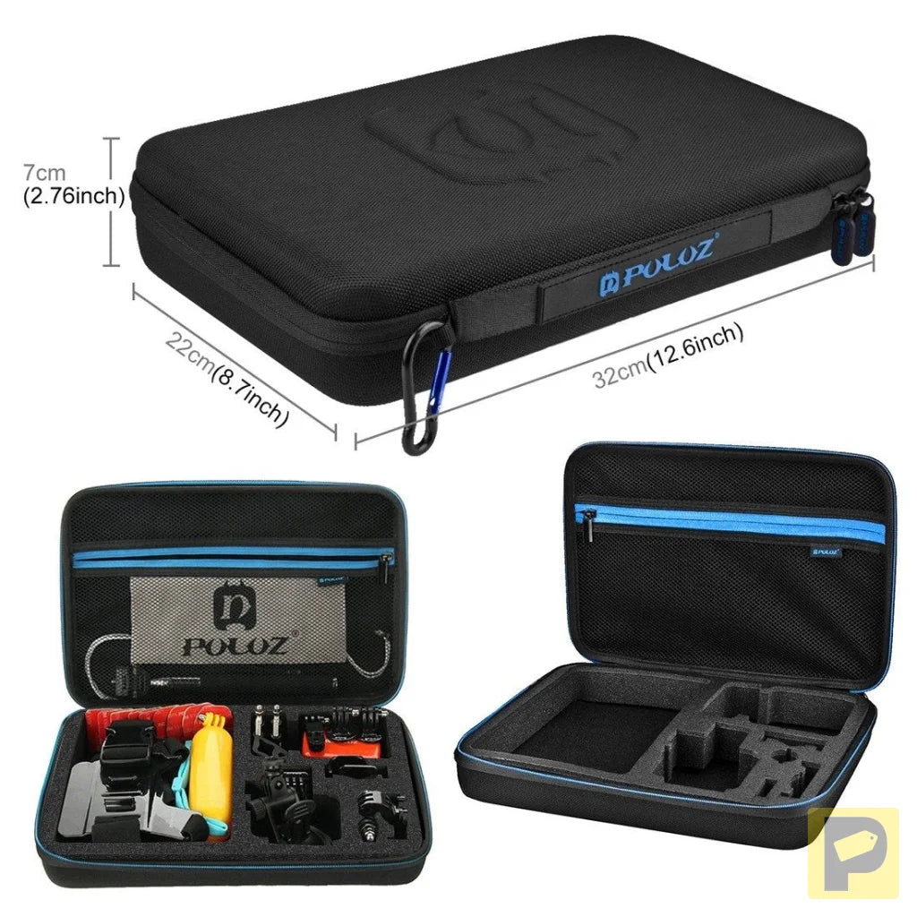 Set of 53 Puluz accessories for sports cameras PKT09