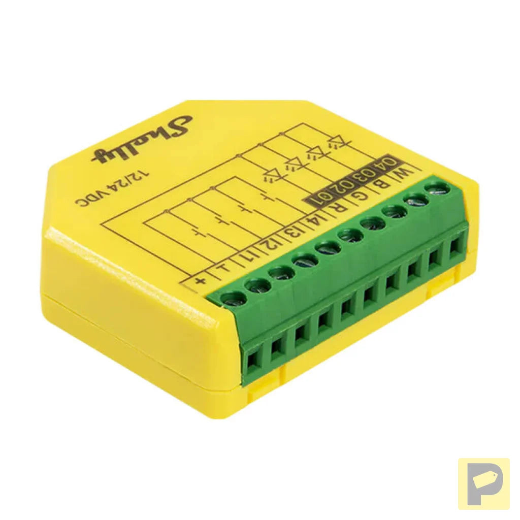 Shelly Plus RGBW PM LED Strip Controller, WiFi/Bluetooth