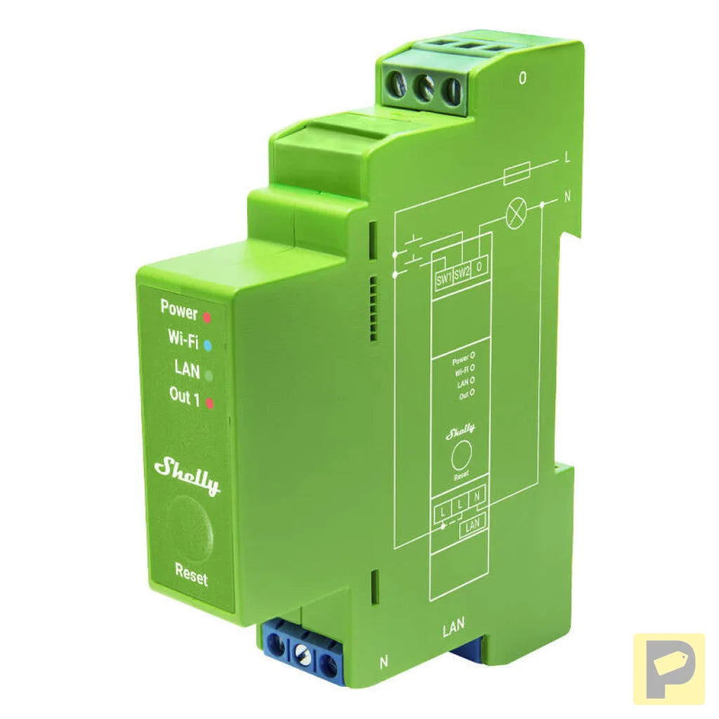 Shelly Pro Dimmer 1 DIN Rail Smart Switch, 1-channel