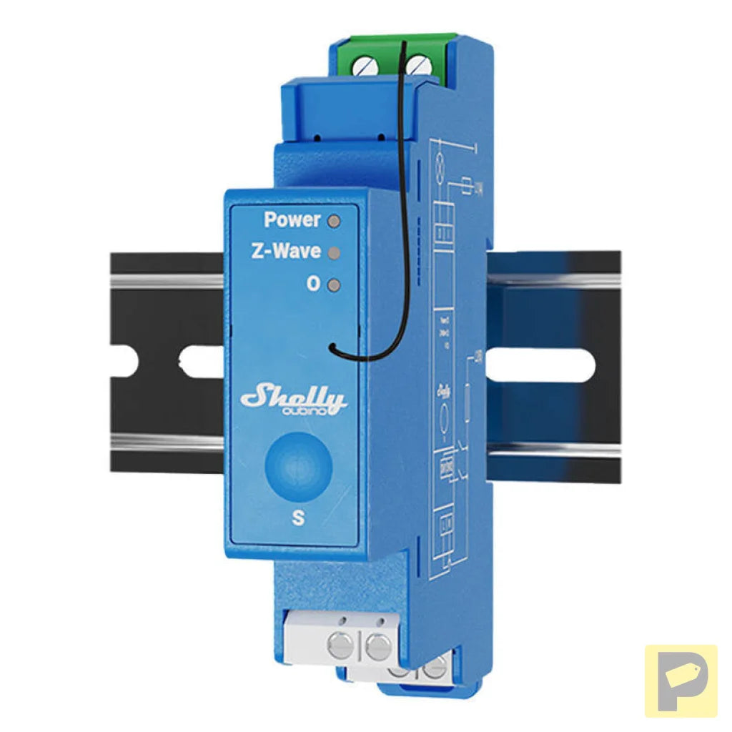 Shelly Qubino Pro 1 DIN rail Relay, 1-channel, Z-Wave