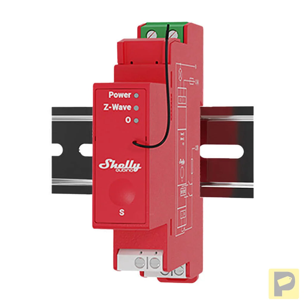 Shelly Qubino Pro 1PM DIN rail Relay, 1-channel, Z-Wave (Power measurement)