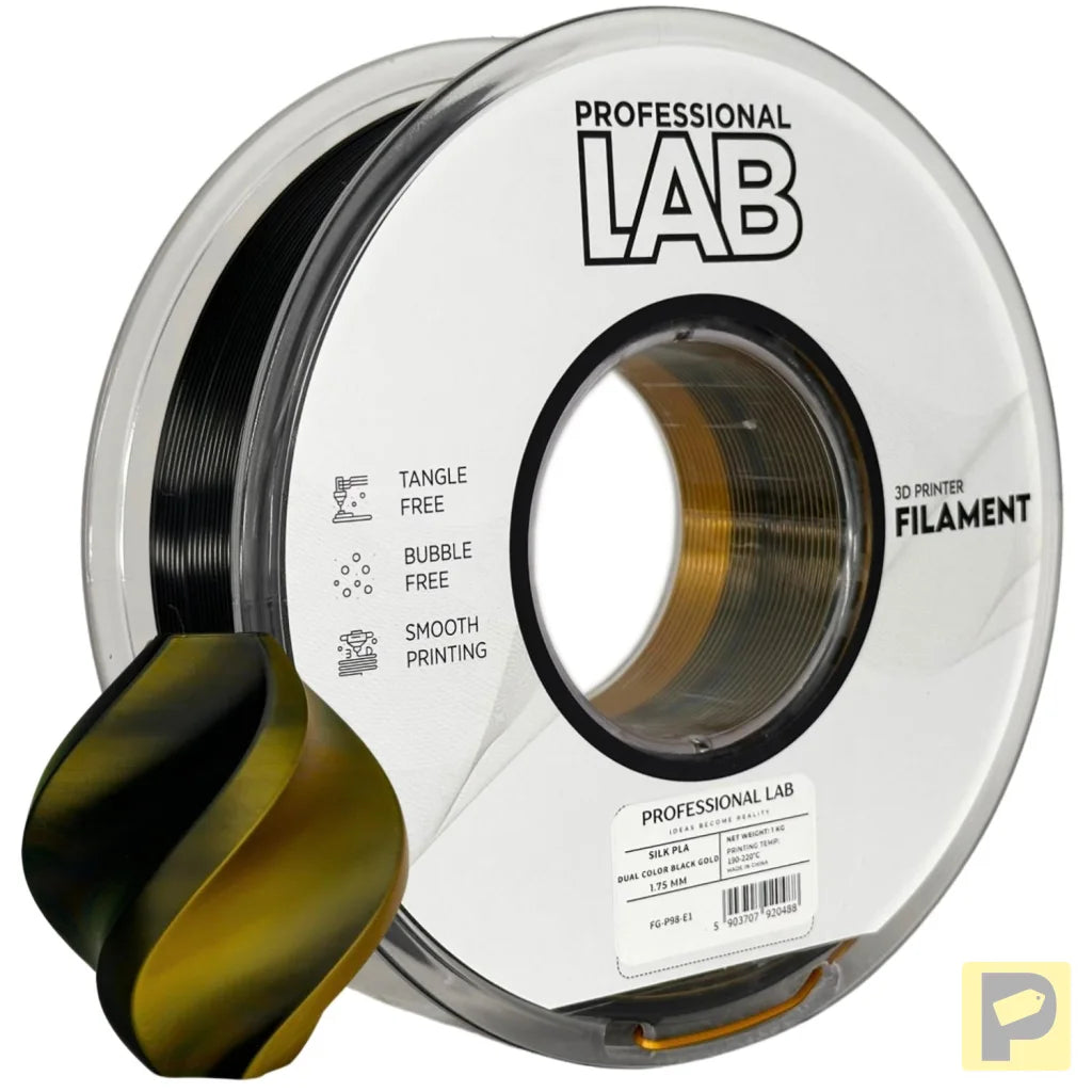 Silk PLA provides a smooth, glossy, silk-like finish. It's aesthetically appealing and perfect for decorative models or display prints.