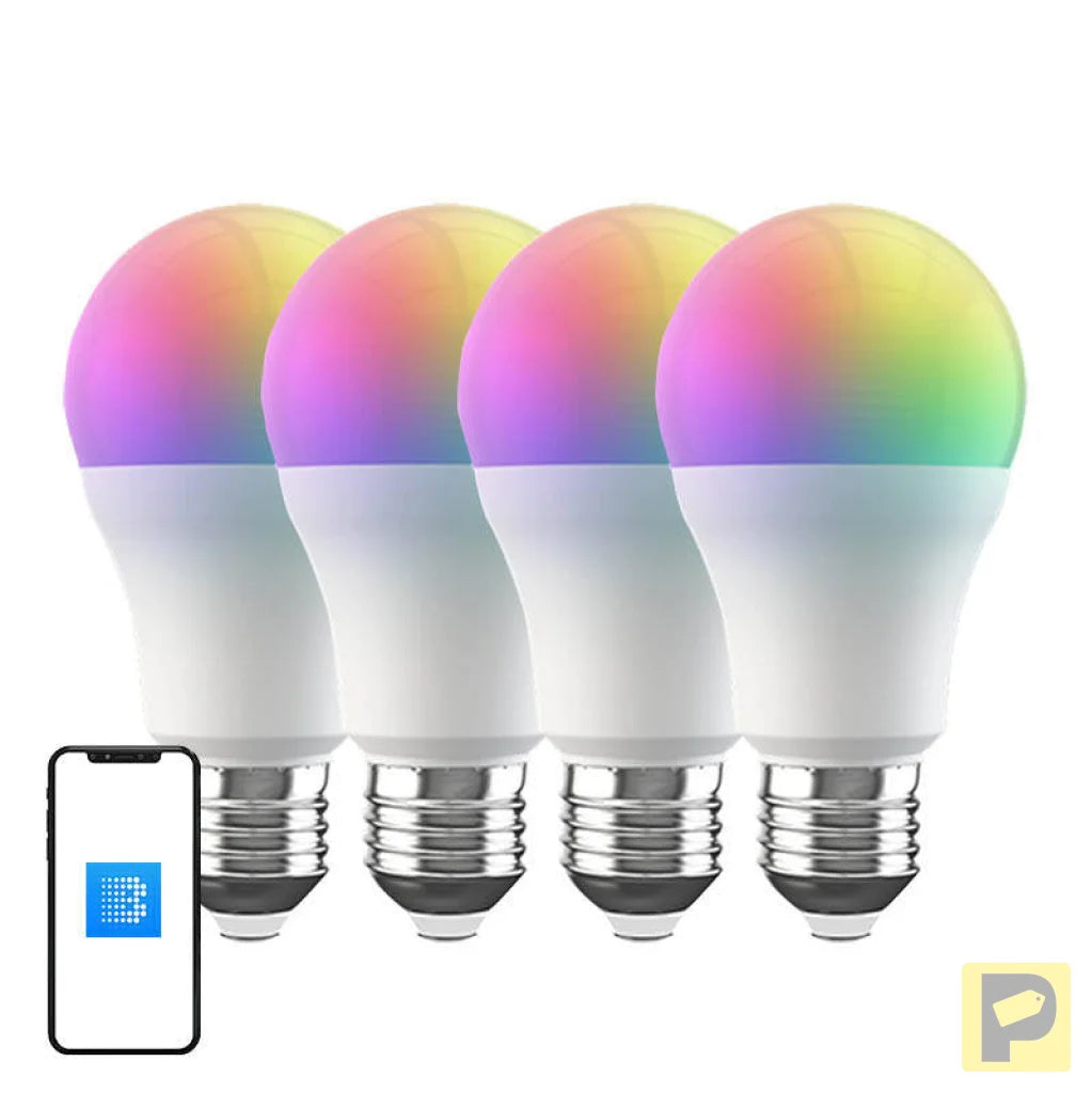 Smart BLU LED RGB Broadlink LB4E27 bulb (4-pack)