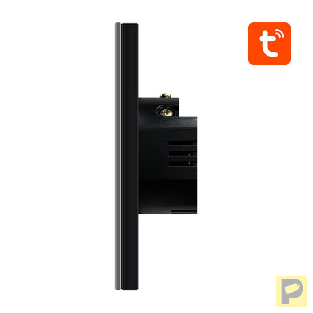 Smart Light Switch ZigBee Avatto ZTS02-EU-B1 1 Way TUYA (black)