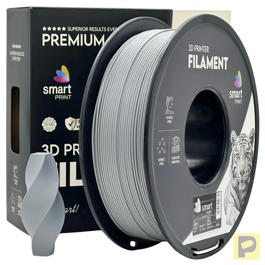 Smart Print PLA is easy to use, great for beginners. It prints smoothly with strong layer adhesion and minimal warping. Special inhibitors boost durability and color, making it ideal for everyday prints.