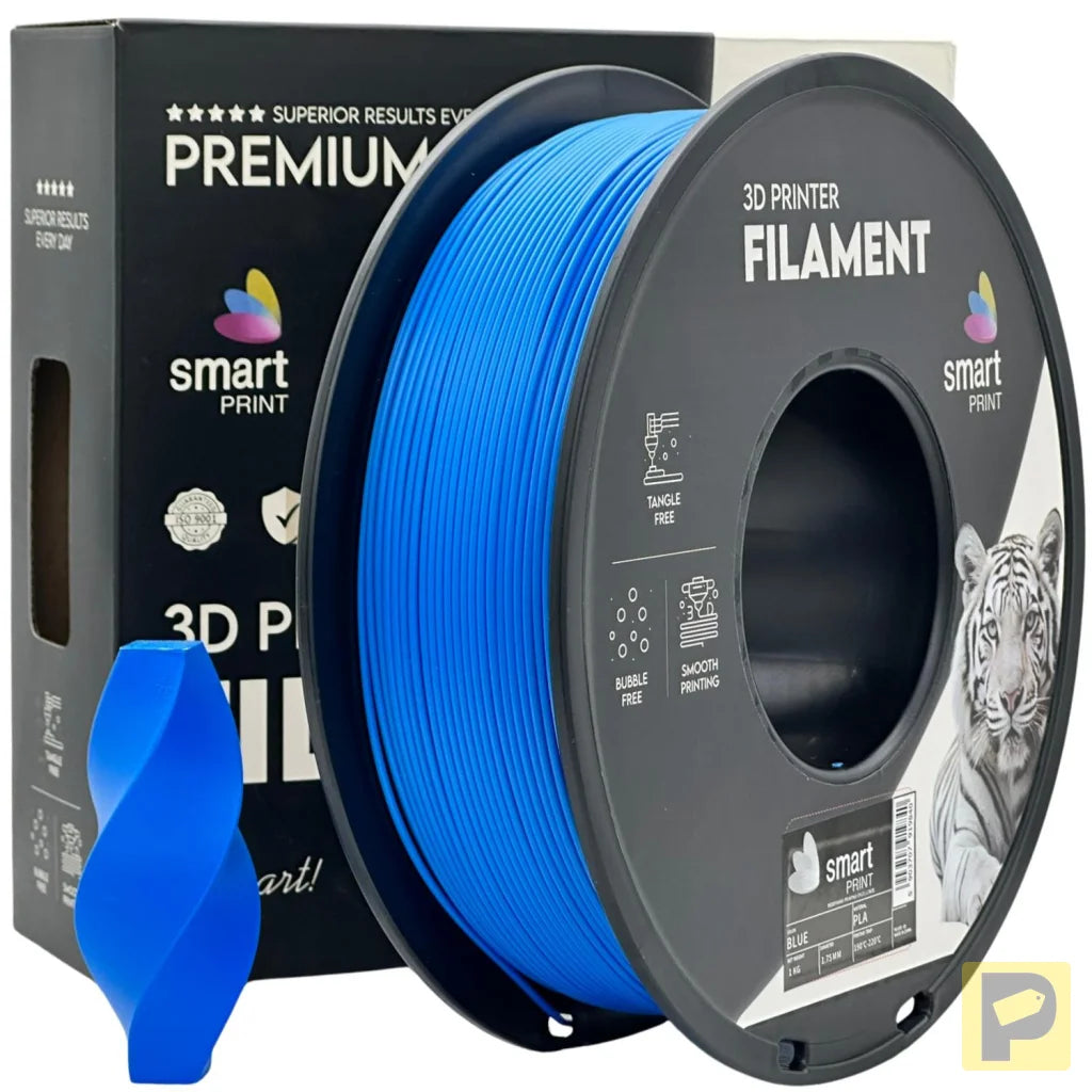 Smart Print PLA is easy to use, great for beginners. It prints smoothly with strong layer adhesion and minimal warping. Special inhibitors boost durability and color, making it ideal for everyday prints.