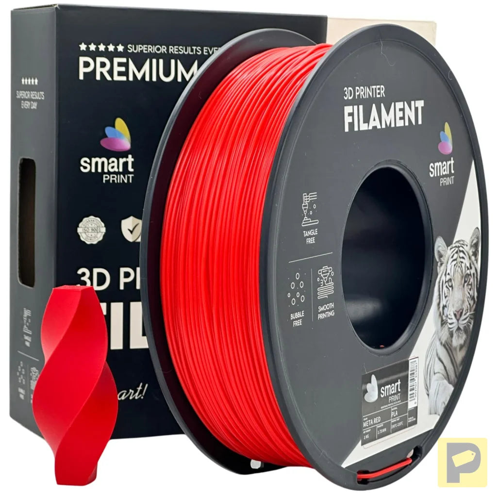 Smart Print PLA is easy to use, great for beginners. It prints smoothly with strong layer adhesion and minimal warping. Special inhibitors boost durability and color, making it ideal for everyday prints.